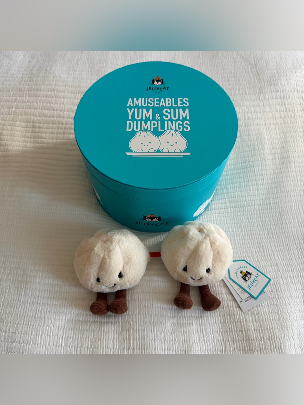 Jellycat Amuseables Yum & Sum Dumplings Set w/Box — China Exclusive